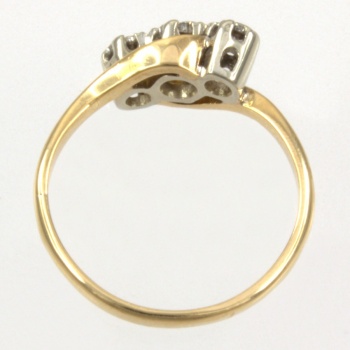 18ct gold Diamond 3 stone Ring size J